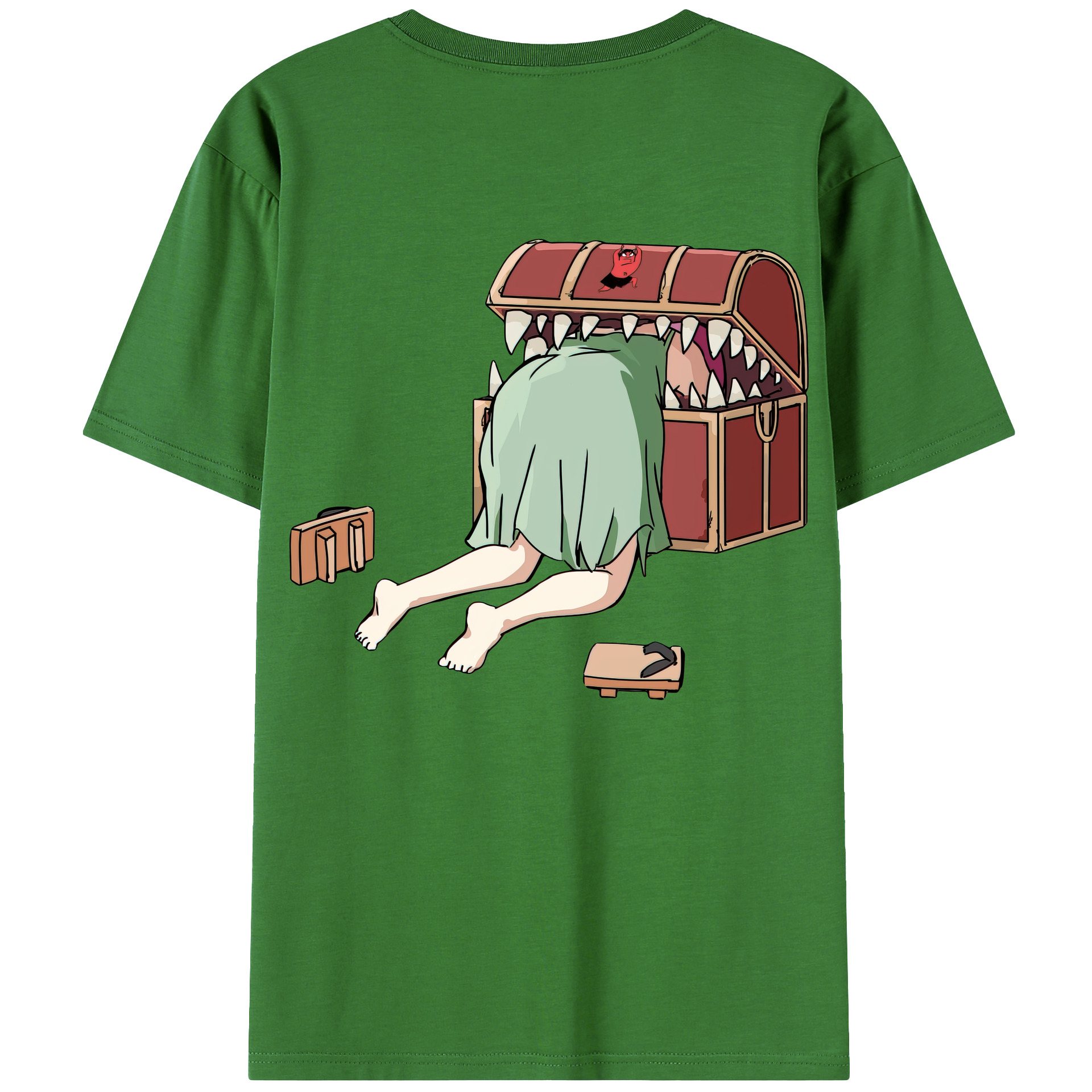 （画像用） 葬送のフリーレン Frieren レディース半袖Tシャツ(バックプリント)